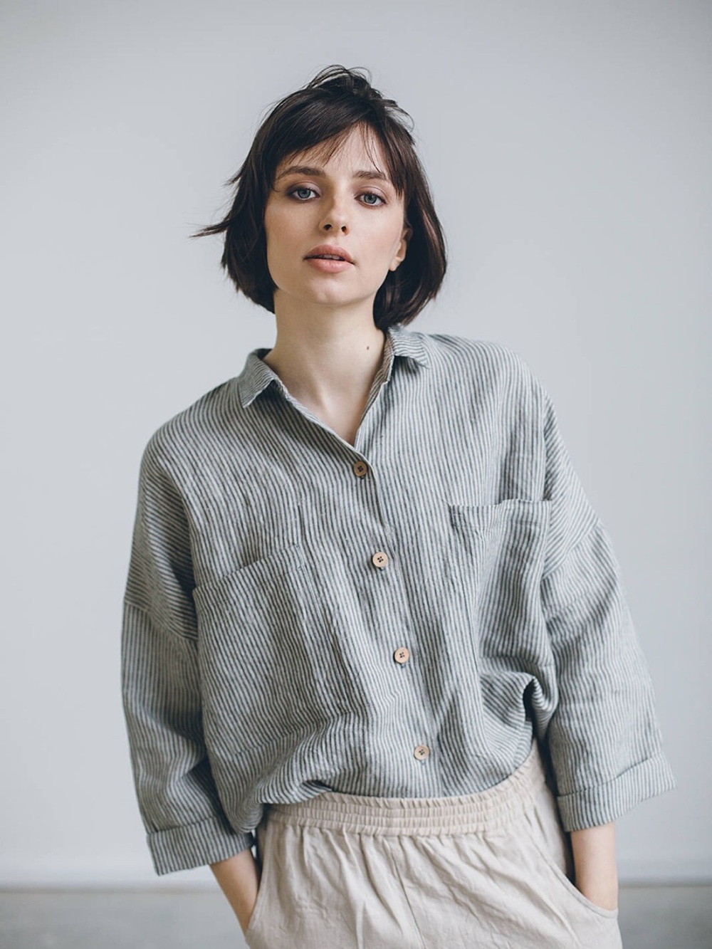LinenFox Striped Kay Shirt